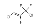 1,3-dichloro-2,3,3-trifluoro-propene Structure