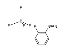 2-fluorobenzenediazonium tetrafluoroborate Structure