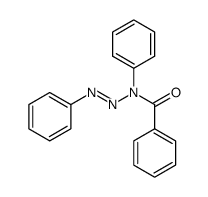 3-benzoyl-1,3-diphenyl-triazene Structure