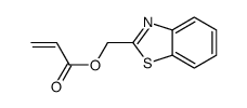 1,3-benzothiazol-2-ylmethyl prop-2-enoate Structure