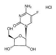 5-fluorocytidine hydrochloride Structure