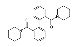 [2-[2-(piperidine-1-carbonyl)phenyl]phenyl]-piperidin-1-ylmethanone结构式