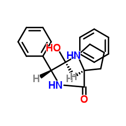 (2S)-N-[((1R,2S)-2-羟基-1,2-二苯乙基]-2-吡咯烷甲酰胺结构式