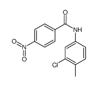 N-(3-Chloro-4-methylphenyl)-4-nitrobenzamide Structure
