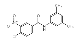 4-Chloro-N-(3,5-dimethylphenyl)-3-nitrobenzamide Structure