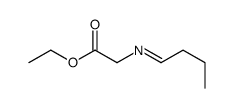 Glycine, N-butylidene-, ethyl ester, [N(E)]- (9CI) structure