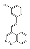 3-(2-(4-Cinnolinyl)vinyl)phenol结构式