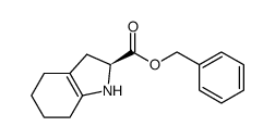 Benzyl (2S)-2,3,4,5,6,7-hexahydro-1H-indole-2-carboxylate结构式