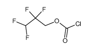 1,1,3-trihydroperfluoropropyl chloroformate结构式