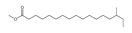 15-甲基十七烷酸甲酯结构式