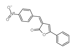 2 (3H)-Furanone, 3-[(4-nitrophenyl)methylene]-5-phenyl-结构式