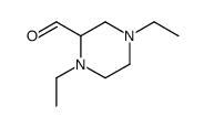 2-Piperazinecarboxaldehyde,1,4-diethyl-(9CI) Structure