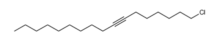 1-Chloro-7-heptadecyne Structure