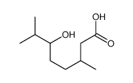 6-hydroxy-3,7-dimethyloctanoic acid Structure