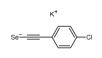 potassium 2-(4-chlorophenyl)ethyneselenolate结构式