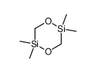 2,2,5,5-tetramethyl-1,4-dioxa-2,5-disilacyclohexane Structure