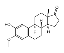 2-Hydroxyestrone 3-methyl ether Structure