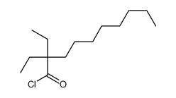 2,2-diethyldecanoyl chloride Structure