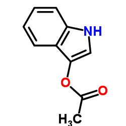 3-Acetoxyindole Structure