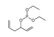 diethyl hexa-1,5-dien-3-yl phosphite Structure