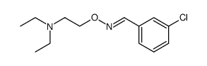 3-Chloro-benzaldehyde O-(2-diethylamino-ethyl)-oxime Structure