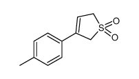 3-(4-methylphenyl)-2,5-dihydrothiophene 1,1-dioxide结构式