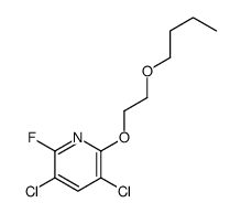 2-(2-butoxyethoxy)-3,5-dichloro-6-fluoropyridine结构式