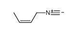 1-isocyanobut-2-ene结构式