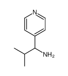 2-甲基-1-(4-吡啶)-1-丙胺结构式