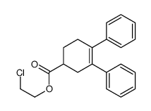 2-chloroethyl 3,4-diphenylcyclohex-3-ene-1-carboxylate结构式