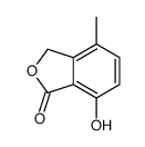 7-hydroxy-4-methyl-3H-2-benzofuran-1-one结构式