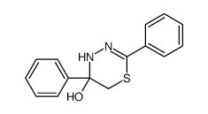 2,5-diphenyl-4,6-dihydro-1,3,4-thiadiazin-5-ol Structure