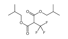 bis(2-methylpropyl) 2-(trifluoromethyl)propanedioate Structure