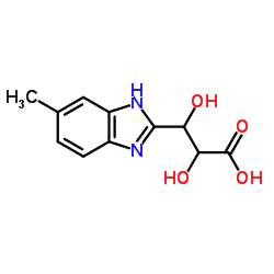 2,3-dihydroxy-3-(5-methyl-1H-benzimidazol-2-yl)propanoic acid Structure