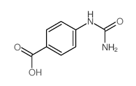 4-脲基苯甲酸结构式