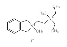 2-(2-(Diethylammonio)ethyl)-2-methylisoindolinium diiodide Structure
