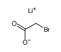bromoacetic acid lithium salt Structure