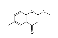 2-(dimethylamino)-6-methylchromen-4-one Structure
