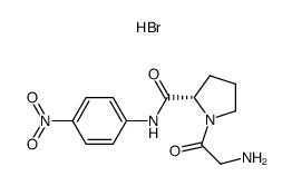 glycyl-L-proline p-nitroanilide hydrobromide Structure