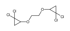 1,1-dichloro-2-[2-(2,2-dichlorocyclopropyl)oxyethoxy]cyclopropane结构式