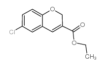 6-氯-2H-色烯-3-羧酸乙酯结构式