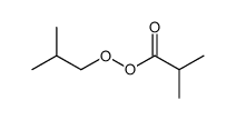 2-methylpropyl 2-methylpropaneperoxoate结构式