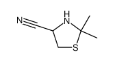 2,2-Dimethylthiazolidin-4-carbonitril结构式