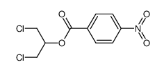 4-nitro-benzoic acid-(β,β'-dichloro-isopropyl ester)结构式