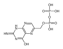2-amino-4-hydroxy-6-hydroxymethylpteridine pyrophosphate Structure