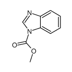 (9ci)-1H-苯并咪唑-1-羧酸甲酯结构式