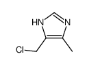 5-(氯甲基)-4-甲基-1H-咪唑结构式