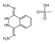 (4-hydrazinylphthalazin-1-yl)hydrazine,methanesulfonic acid Structure