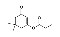 3-propionyloxy-5,5-dimethyl-2-cyclohexen-1-one Structure