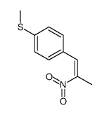 1-methylsulfanyl-4-(2-nitroprop-1-enyl)benzene结构式